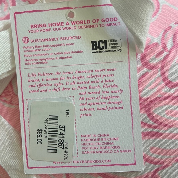 SOLD LillyPulitzer PotteryBarnKids Chair Slipcover - Picture 6 of 8